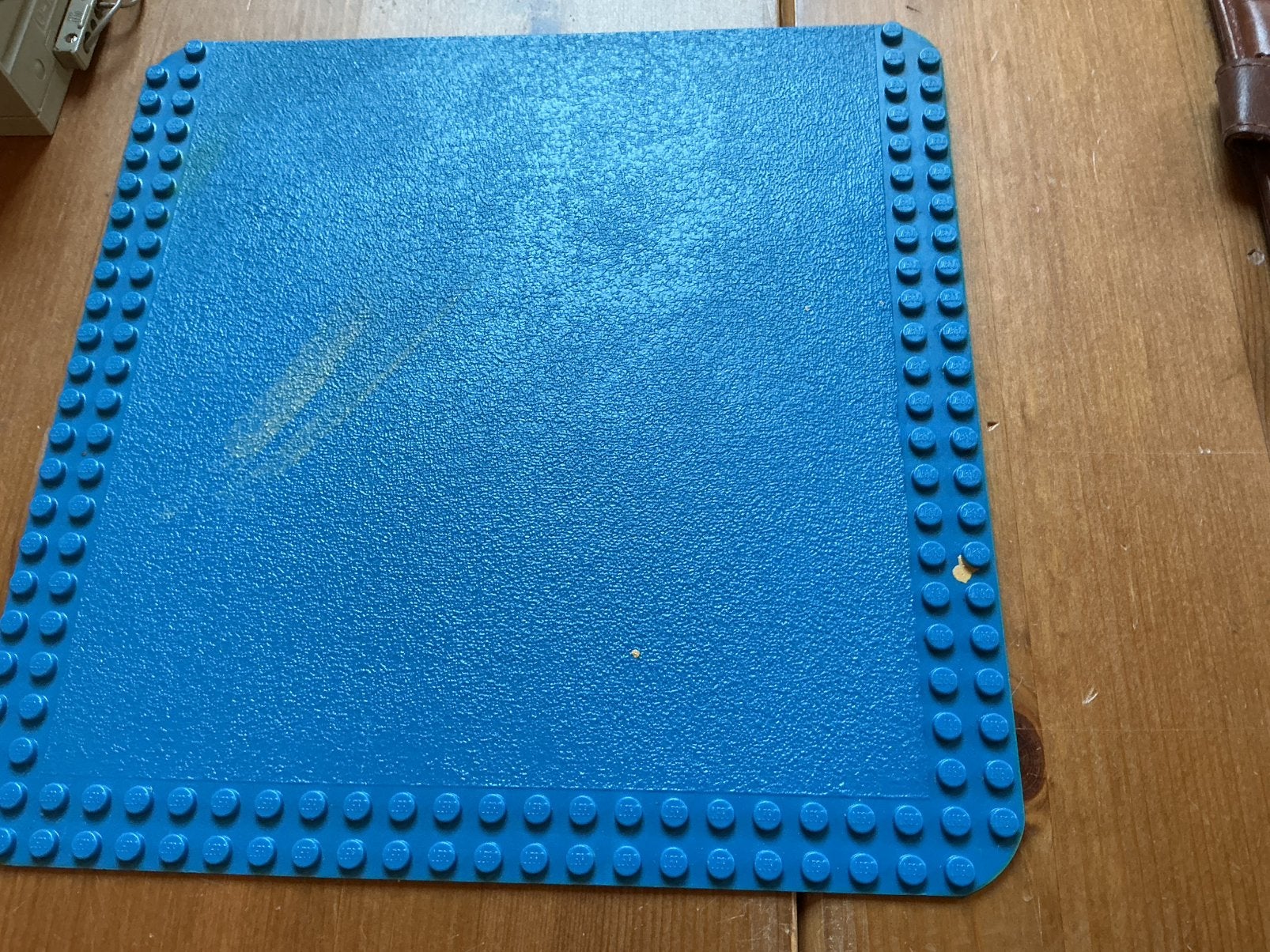 VINTAGE LEGOPLAAT JAREN 60 en 70 BLAUW, Ophalen of Verzenden, Gebruikt