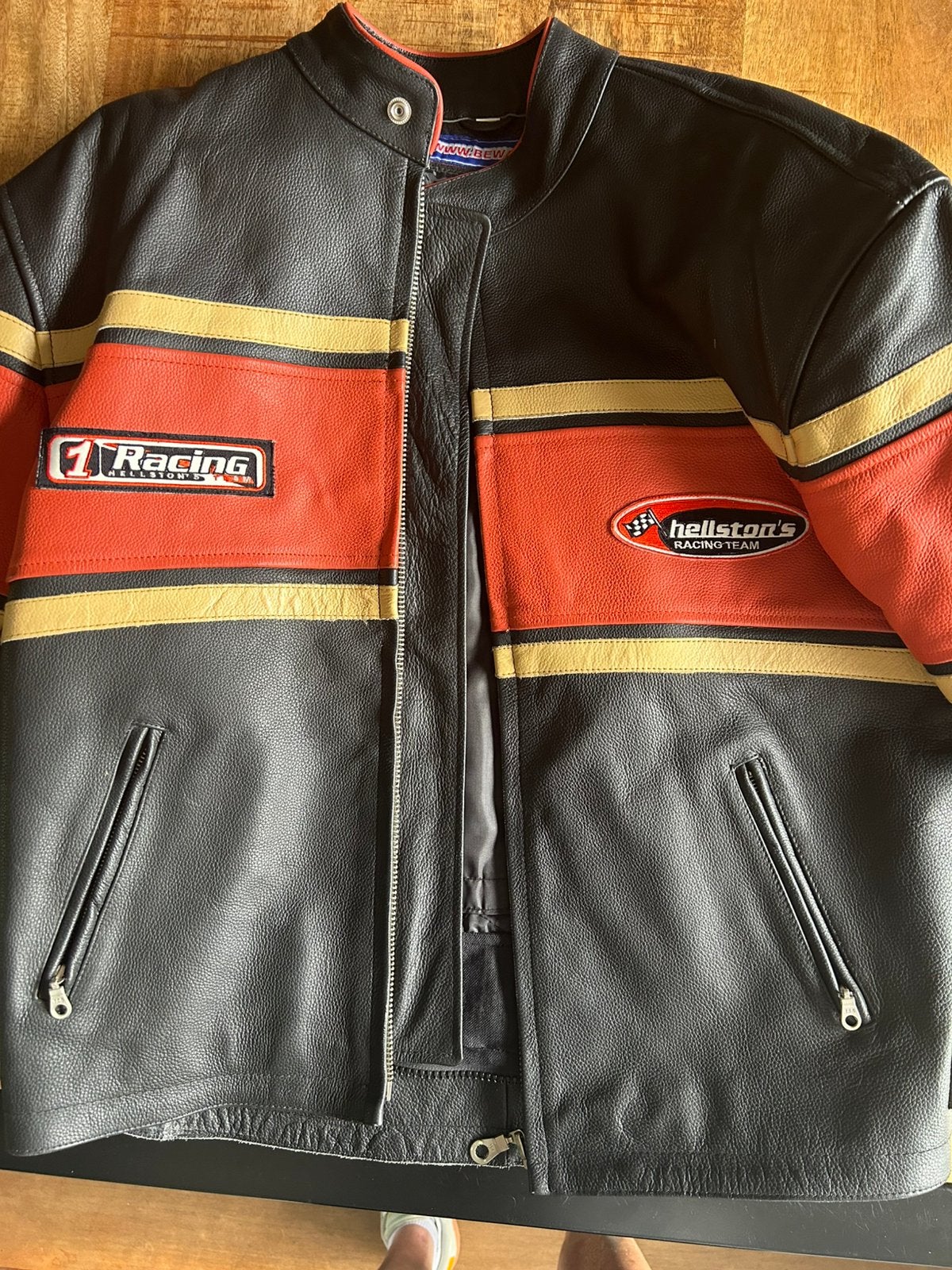 Leren moter jas, Ophalen of Verzenden, Tweedehands, Motorcrosskleding