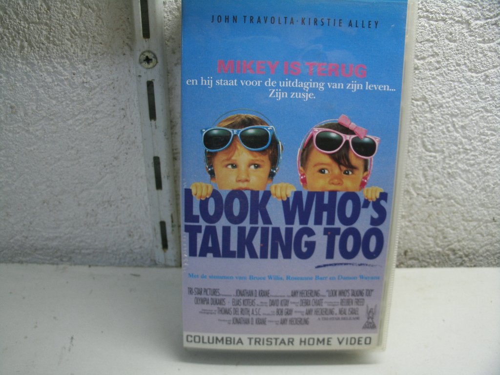 vhs 17a  look who's talking too, Alle leeftijden, Ophalen of Verzenden, Gebruikt