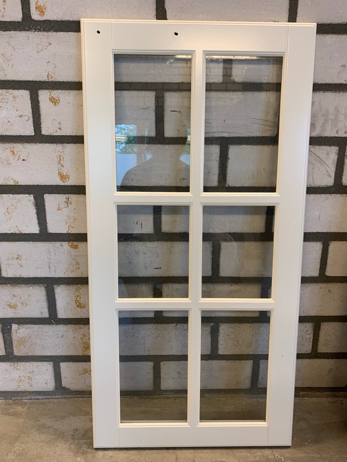 Bodbyn glazen deur, Ophalen, Minder dan 50 cm, Gebruikt, Wit