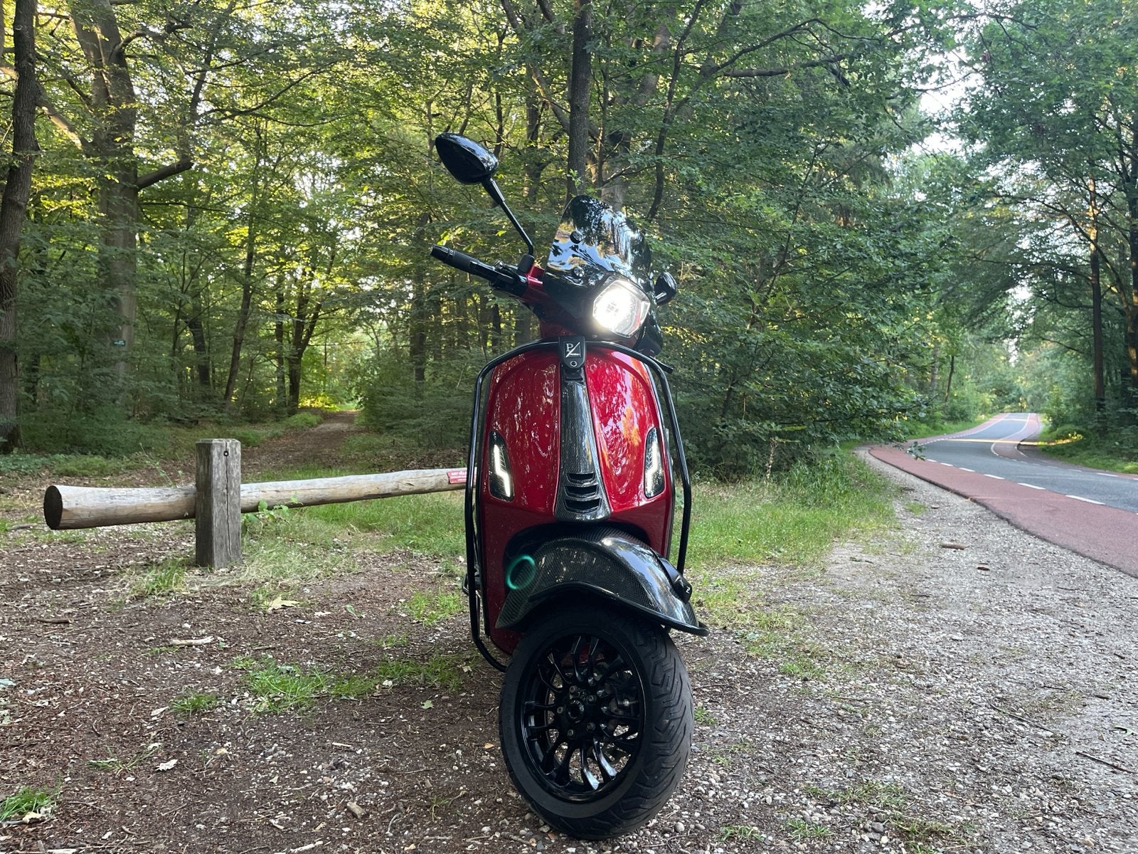 Custom Candy Red Vespa sprint brom 80cc, Ophalen, Overige modellen, Maximaal 45 km/u, Zo goed als nieuw