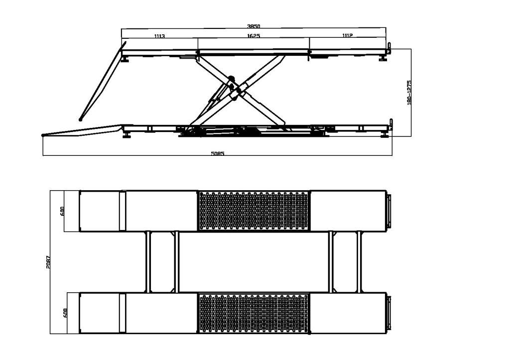 Wolf WKS3030 wielopname hefbrug voor carrosserie werk, Ophalen, Nieuw