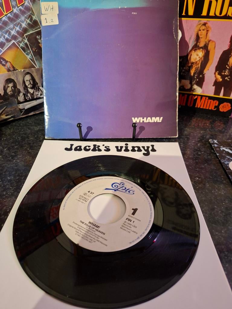 Wham! - The Edge of Heaven / Wham! Rap '86 Vinyl Single 1986, Fotohoes, Ophalen of Verzenden, Gebruikt, 7 inch