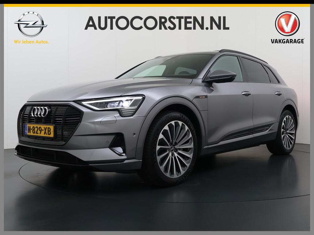 Audi e-tron 55 Quattro Advanced Edition Plus 95kWh Panoramad, Auto's, Audi, Automaat, 131 €/maand, Zwart, 95 kWh