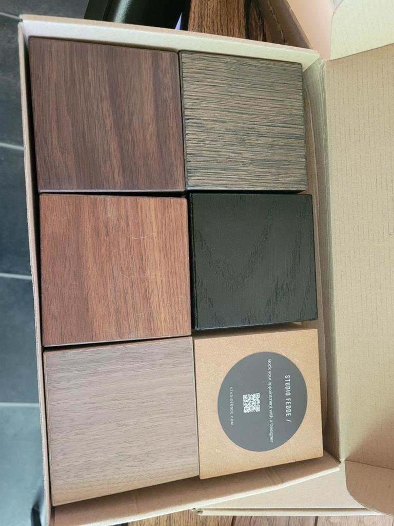 Studio Feede Houtstalen Set - Diverse Houtsoorten, Ophalen of Verzenden, Zo goed als nieuw