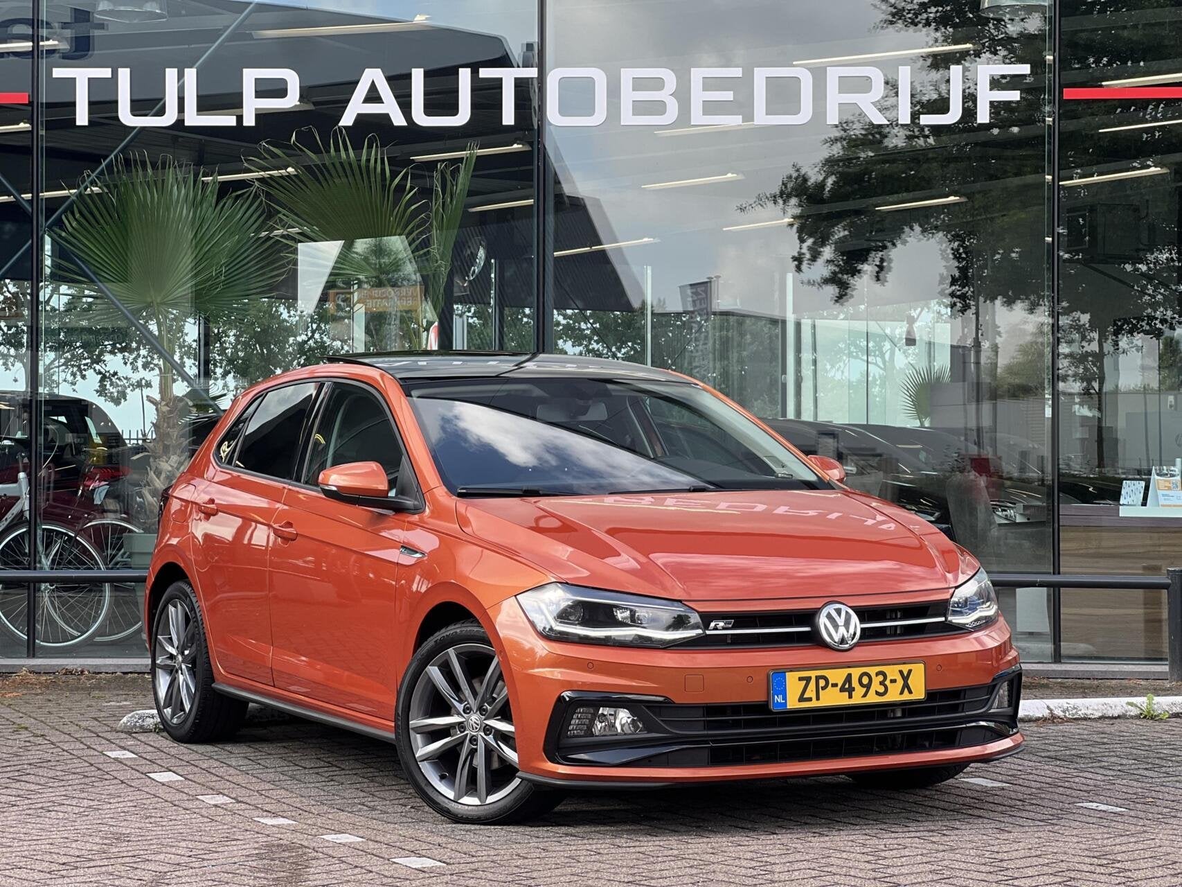 Volkswagen Polo 1.0 TSI Highline Business R DSG NLauto NAP, Auto's, Volkswagen, Stof, Gebruikt, Overige kleuren, Automatische klimaatregeling