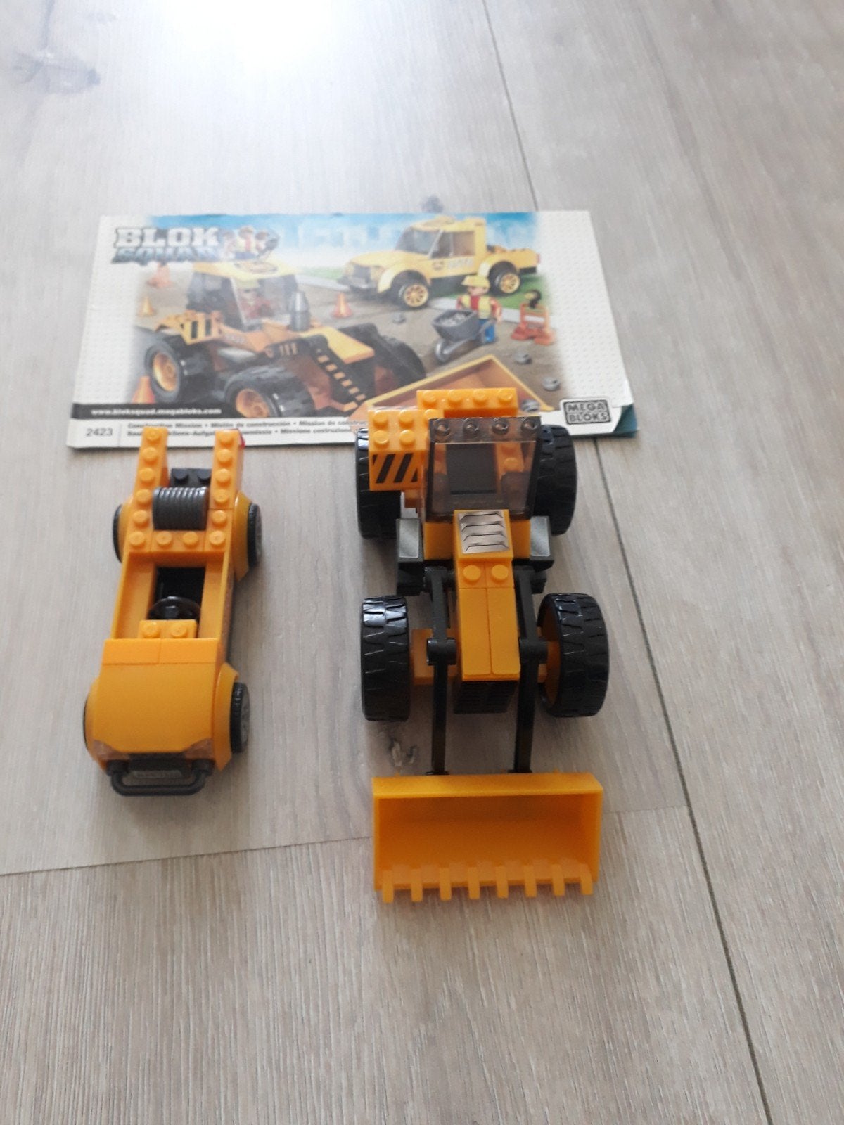 Mega Bloks Blok Squad Bouwvoertuigen Set, Ophalen of Verzenden, Gebruikt, Megabloks