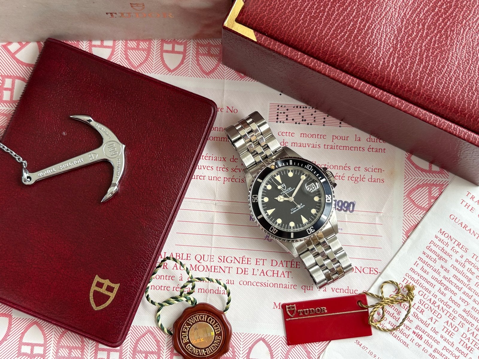 Tudor Submariner Prince Oysterdate 75090 Full Set, Overige merken, Staal, Polshorloge, 1960 of later