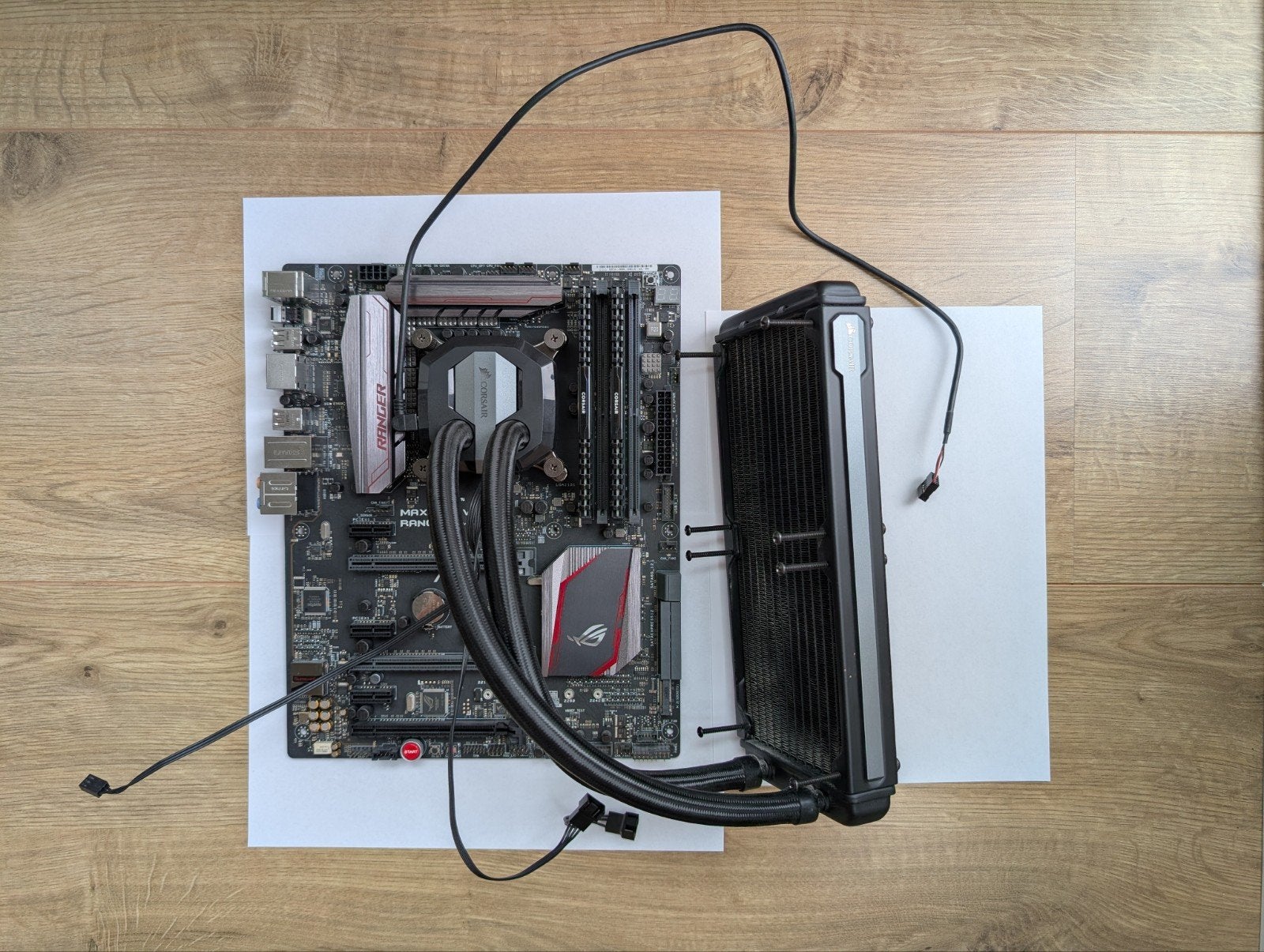 Computer Onderdelen: CPU, CPU koeler, moederbord en geheugen, Ophalen, Gebruikt