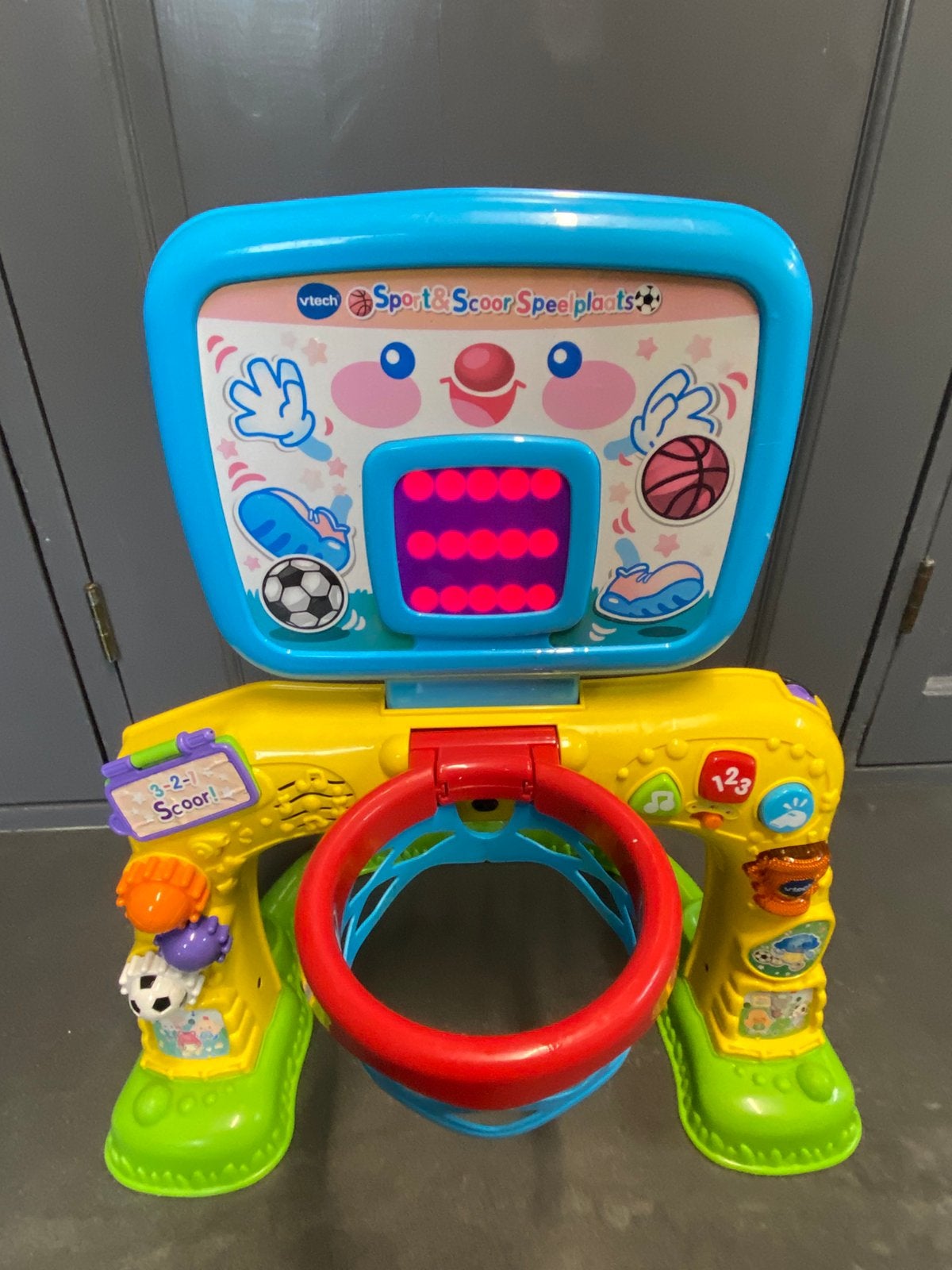 Vtech doeltje/basket met geluid, Ophalen, Gebruikt, 2 tot 4 jaar