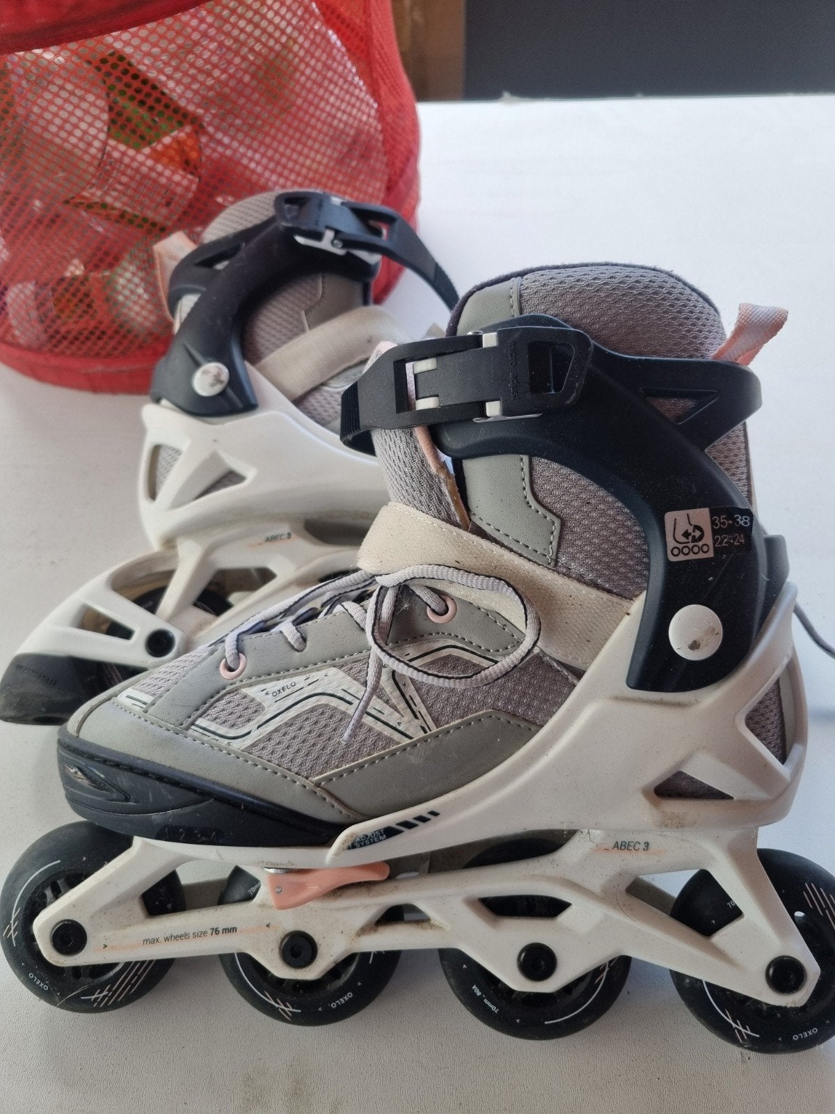 Verstelbare inline skates - Maat 35-38, Sport en Fitness, Schaatsen, Ophalen of Verzenden, Gebruikt, Overige typen, Overige merken