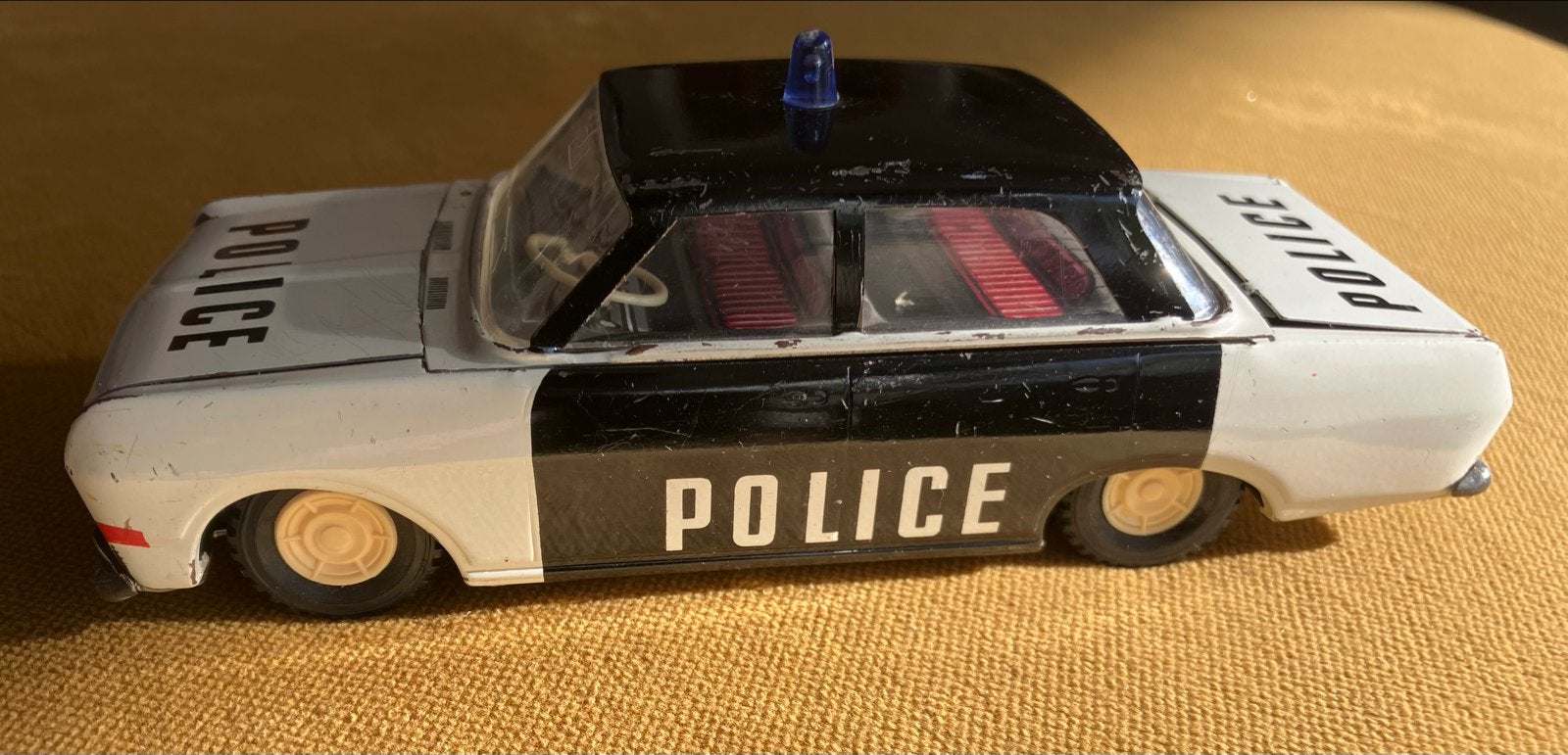Ehri Opel Rekord B police blik made in DDR, Antiek en Kunst, Ophalen of Verzenden