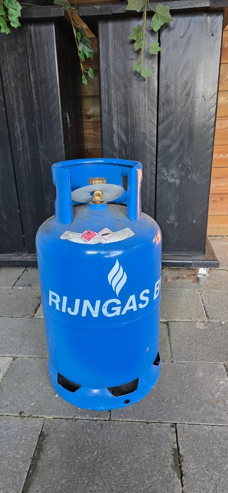 Rijngas gasfles 10,5 kg - leeg, Ophalen, Gebruikt, Rijngas