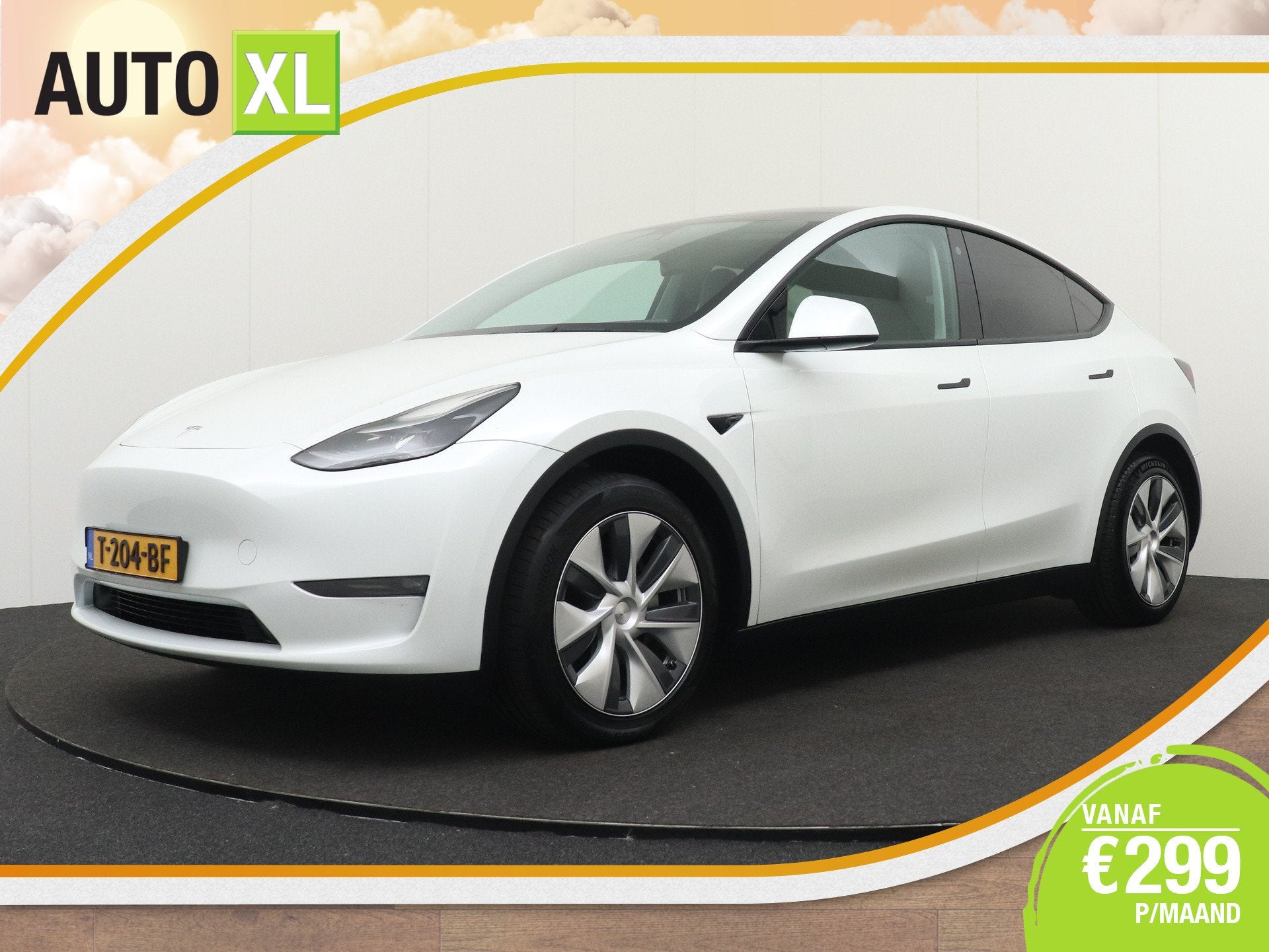 Tesla Model Y Long Range AWD 75 kWh (SOH 91%) Autopilot Stoe, Auto's, Dealer onderhouden, Gebruikt, Zwart, Stoelverwarming