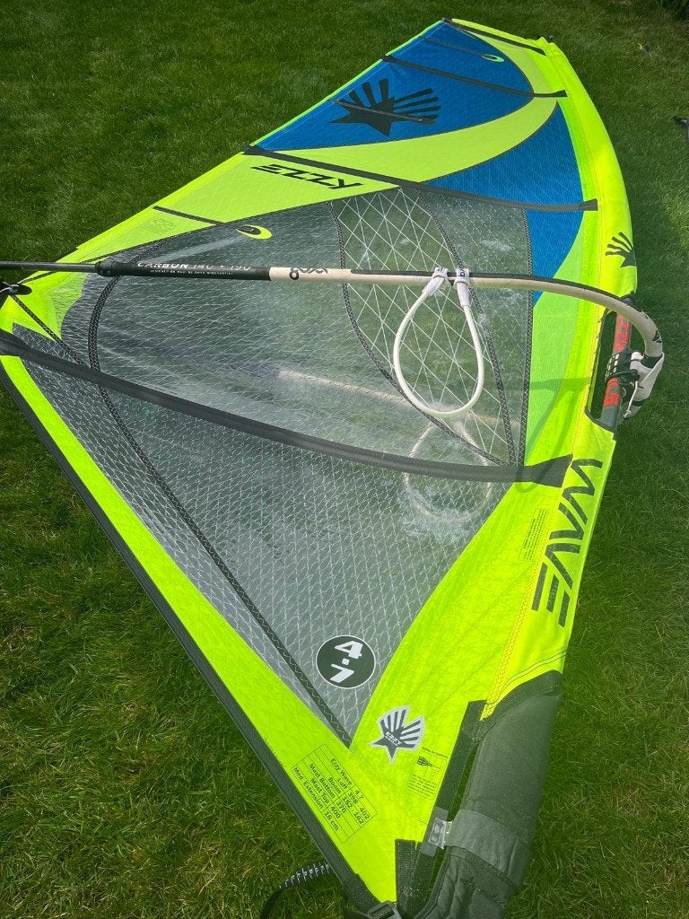 Ezzy Wave 4.7 2022, Ophalen of Verzenden, Gebruikt, Zeil, 3.5 tot 5 m²