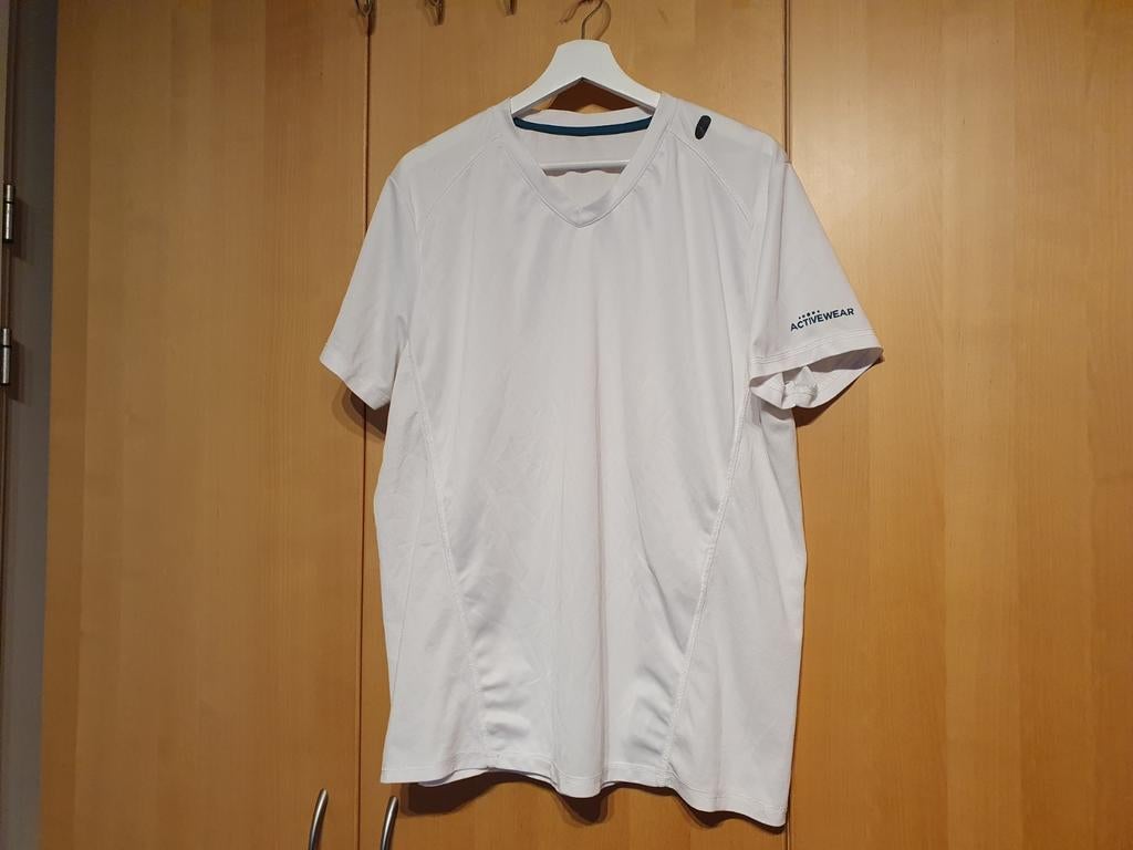 Wit Crivit Active Wear sport-T-shirt, Kleding | Heren, Sportkleding, Maat 52/54 (L), Wit, Ophalen of Verzenden, Zo goed als nieuw