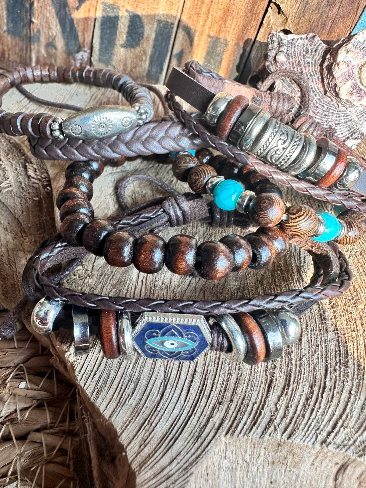 Boho / herenarmbanden / surflife / beachwear / ibiza / nieuw, Sieraden, Tassen en Uiterlijk, Armbanden, Ophalen of Verzenden, Nieuw