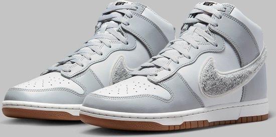 Nike Dunk High Up sneakers - Zo goed als nieuw, Kleding | Dames, Schoenen, Ophalen of Verzenden, Grijs, Sneakers of Gympen, Zo goed als nieuw