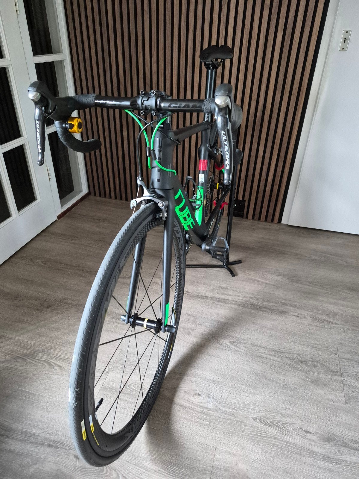 Cube agree (53) Vol ultegra mat zwart, Carbon, Heren, 49 tot 53 cm, Zo goed als nieuw