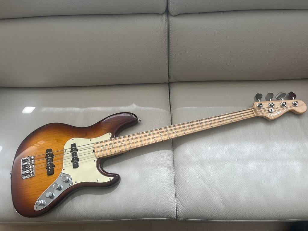 Te koop Am DeLuxe Jazz Bass USA, Muziek en Instrumenten, Snaarinstrumenten | Gitaren | Bas, Gebruikt, Elektrisch, Ophalen of Verzenden