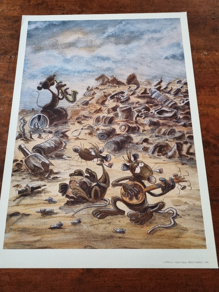 poster Bleu Cobalt, Ophalen, Zo goed als nieuw, A1 t/m A3, Film en Tv
