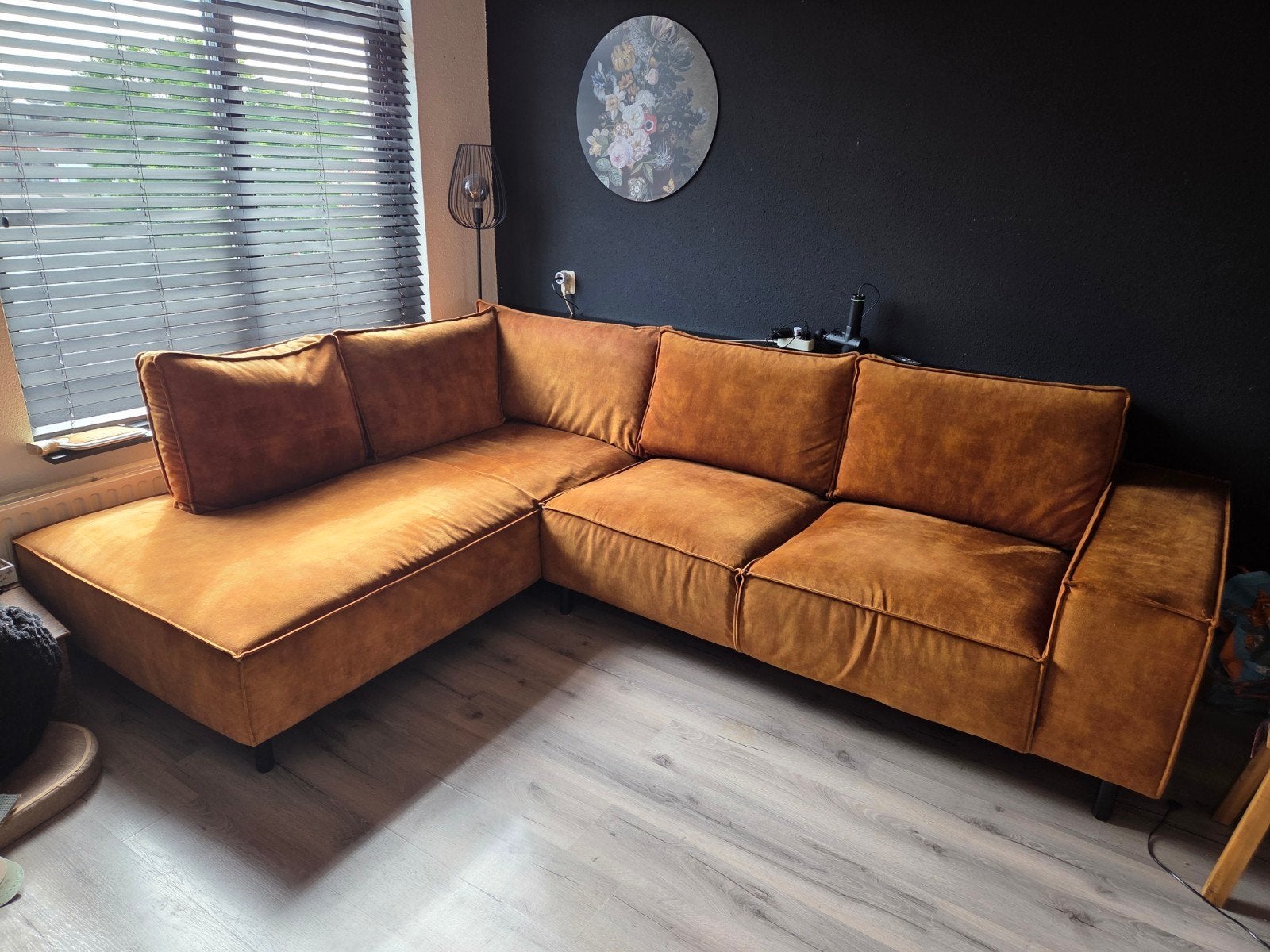 Comfortabele loungebank met diepe zit - 300 cm breed, Huis en Inrichting, Banken | Bankstellen, Ophalen, Gebruikt, 100 tot 125 cm