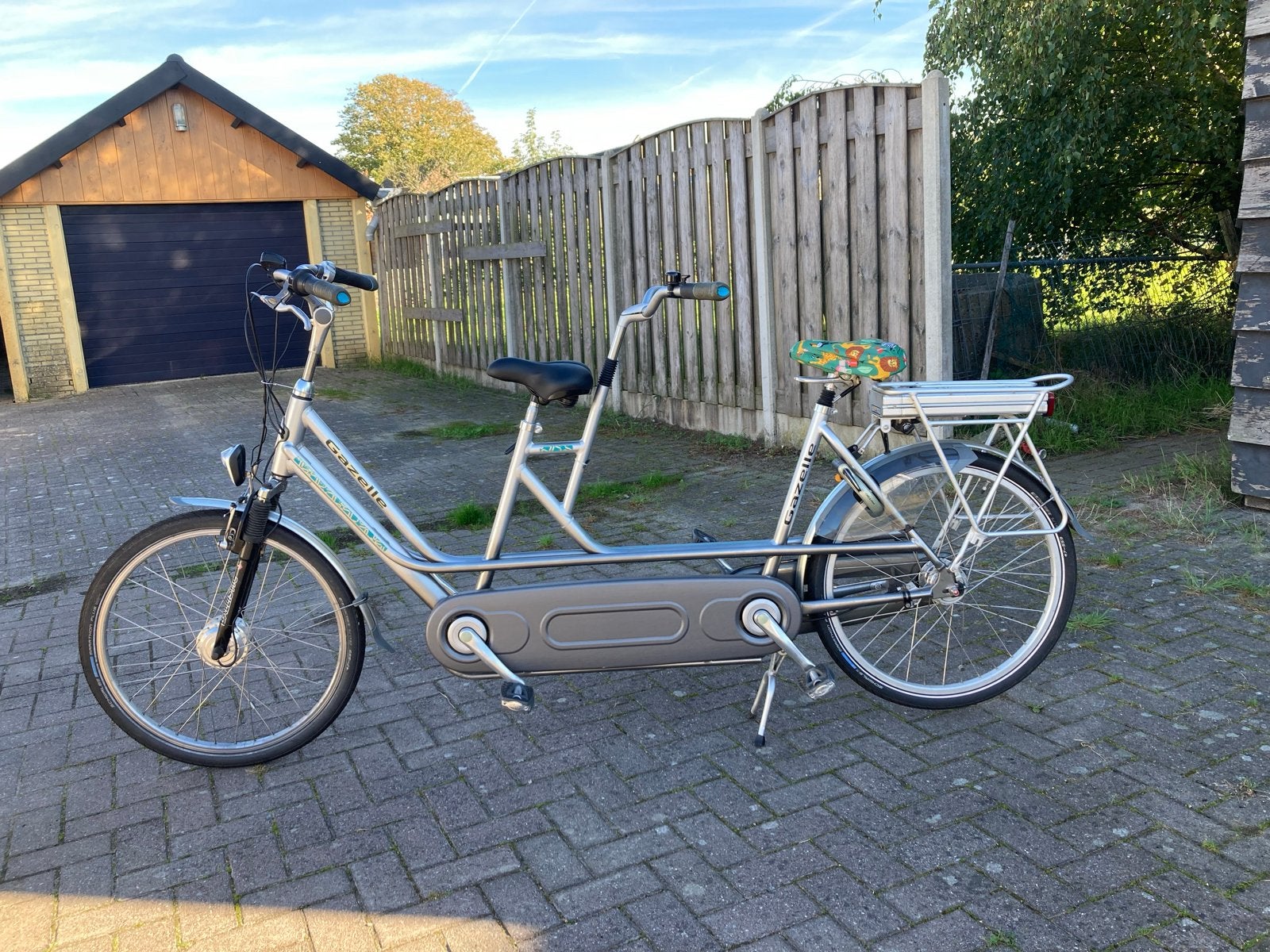 Elektrische Gazelle Tandem 26 inch -  nieuwe banden, Fietsen en Brommers, Ophalen of Verzenden, Gebruikt, Gazelle