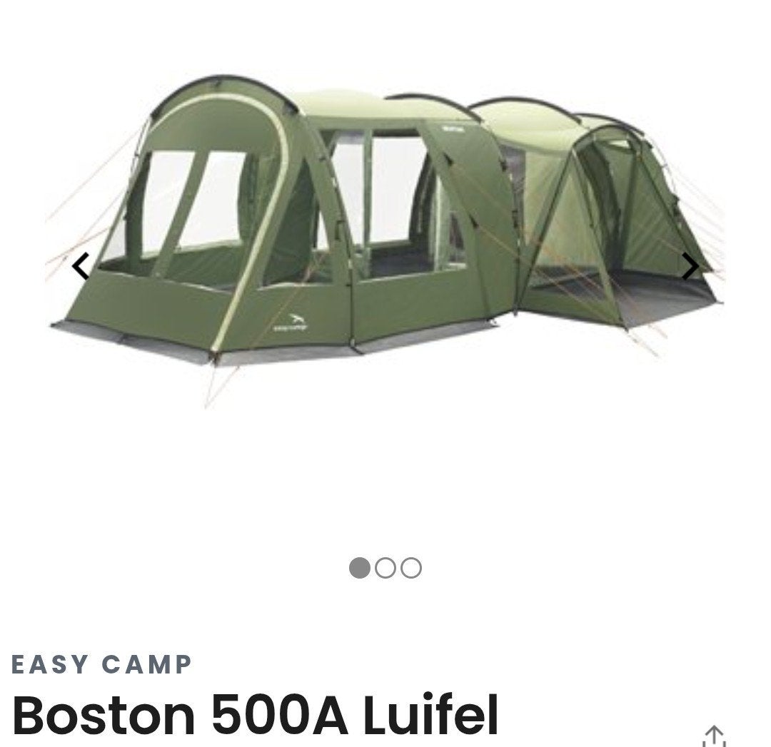 Easy Camp Boston 500A tent - 4 persoons, Caravans en Kamperen, Tenten, Ophalen of Verzenden