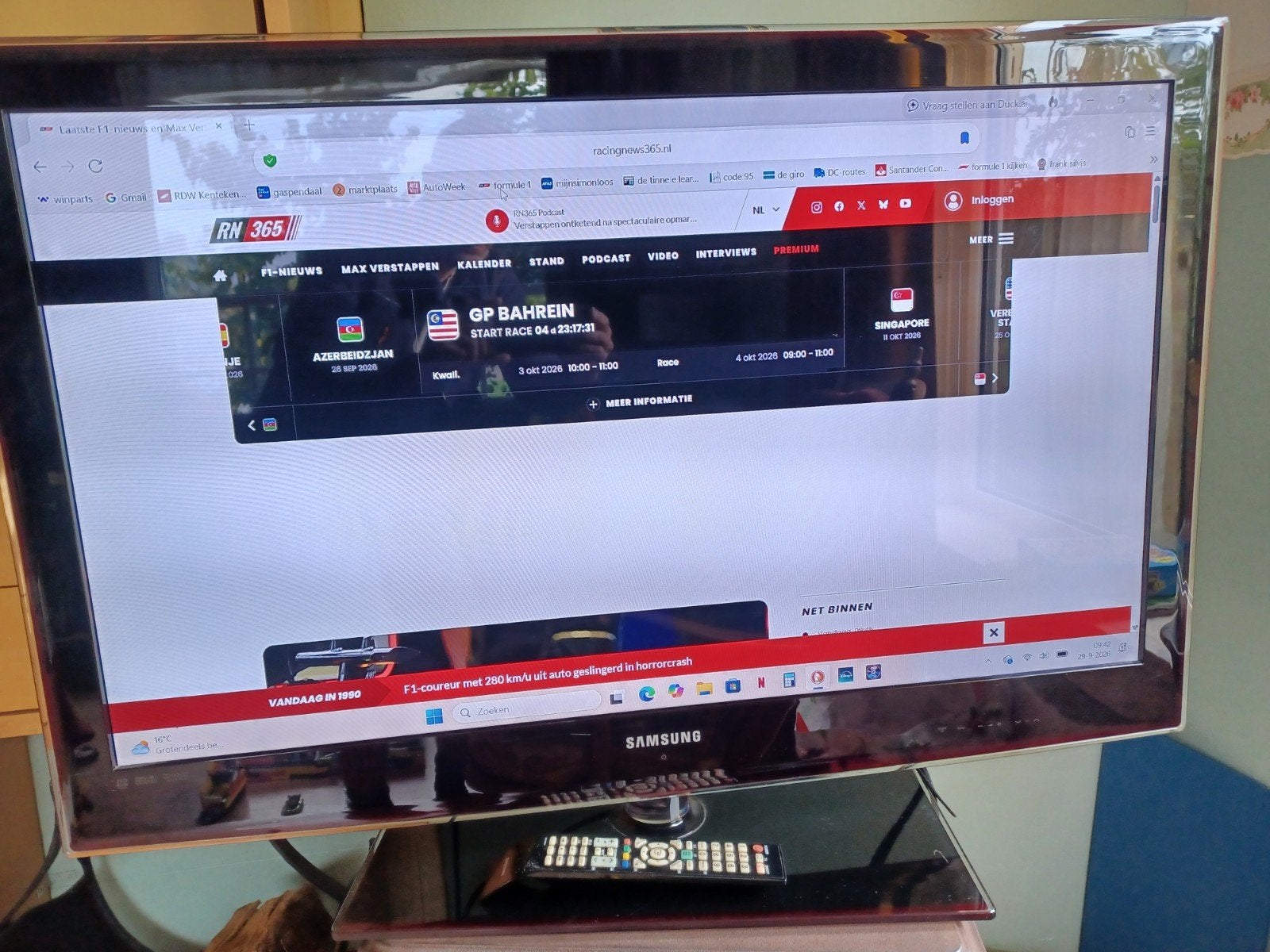Samsung led tv, Ophalen, 50 Hz, HD Ready (720p), Samsung