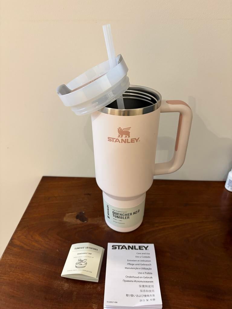 Stanley Quencher H2.0 Tumbler - Thermosfles, Stanley, Nieuw, Ophalen of Verzenden, Roze
