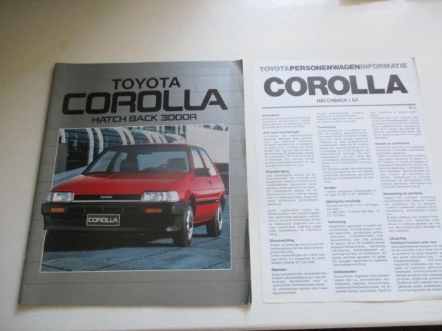 Toyota Corolla Hatch back boekje, Ophalen of Verzenden, Gelezen, Toyota