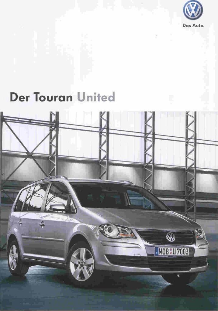 Volkswagen Touran United (okt. 2007), Ophalen of Verzenden, Nieuw, Volkswagen