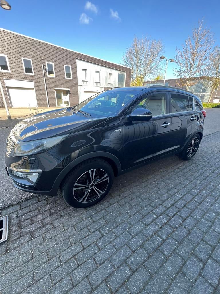 Kia Sportage 2.0 Cvvt AWD AUT 2010 Zwart, Auto's, Automaat, 1998 cc, Zwart, 4 cilinders