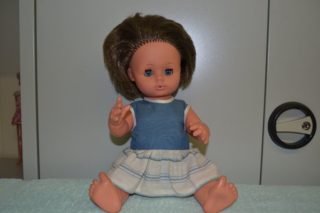 Mooie Zapf pop uit de jaren ca. 1970 NR 949, Ophalen of Verzenden, Zo goed als nieuw, Pop