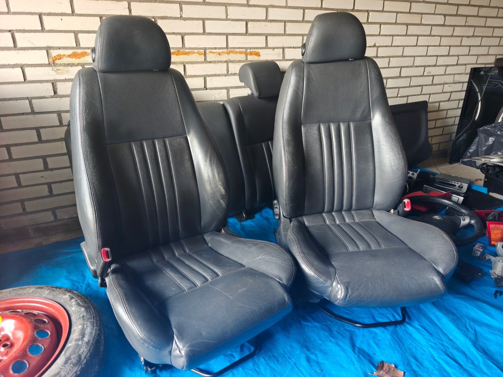 Alfa romeo 147 zetels bankstel compleet, Ophalen, Gebruikt, Alfa Romeo
