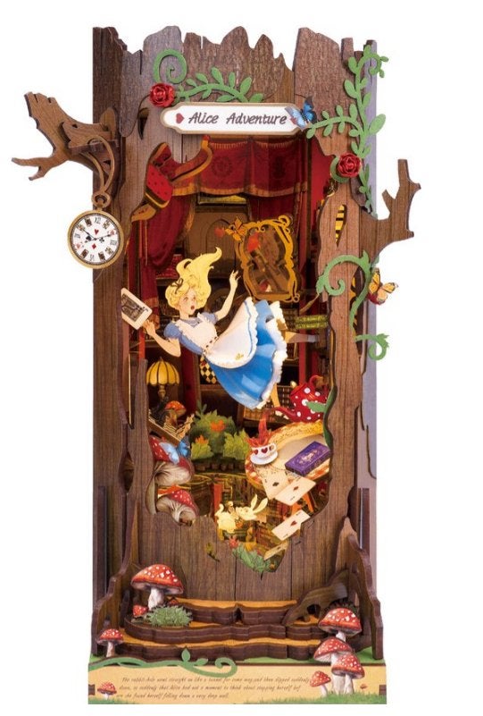 Rolife Book nook Alice in wonderland Adventure, Hobby en Vrije tijd, Knutselen, Ophalen of Verzenden, Overige typen