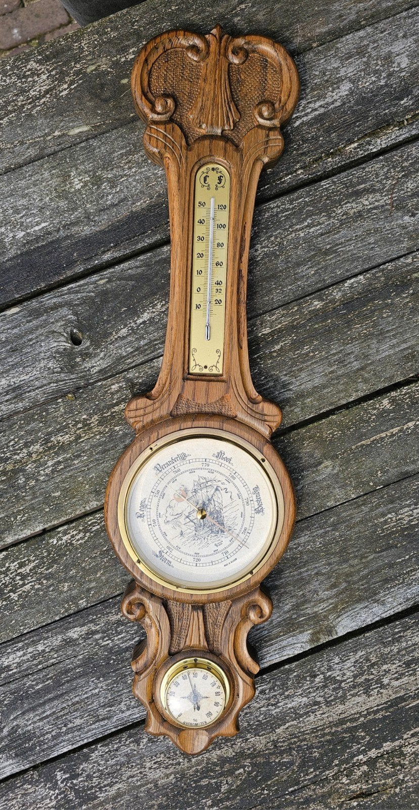Barometer weerstation, Ophalen