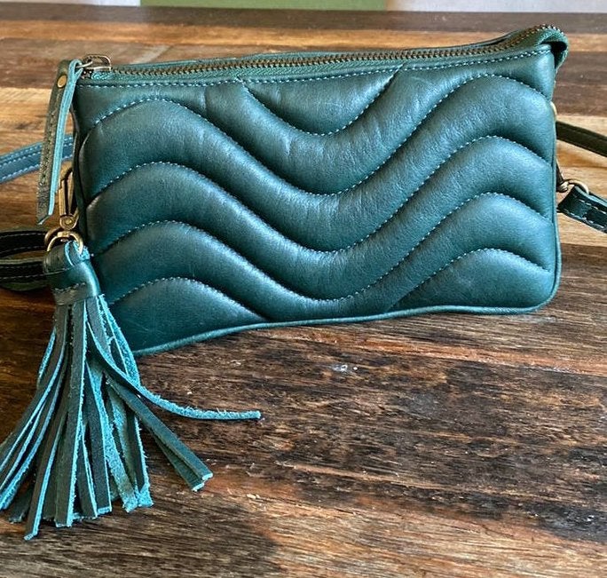 Chabo bag clutch crossbody bag, Sieraden, Tassen en Uiterlijk, Tassen | Damestassen, Ophalen of Verzenden, Zo goed als nieuw, Groen