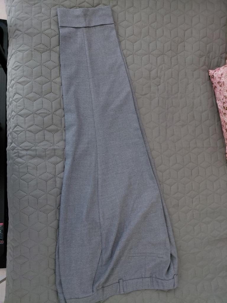 Samoon Grijze Broek Maat 48 met Zijzakken, Kleding | Dames, Ophalen of Verzenden, Zo goed als nieuw, Samoon, Grijs