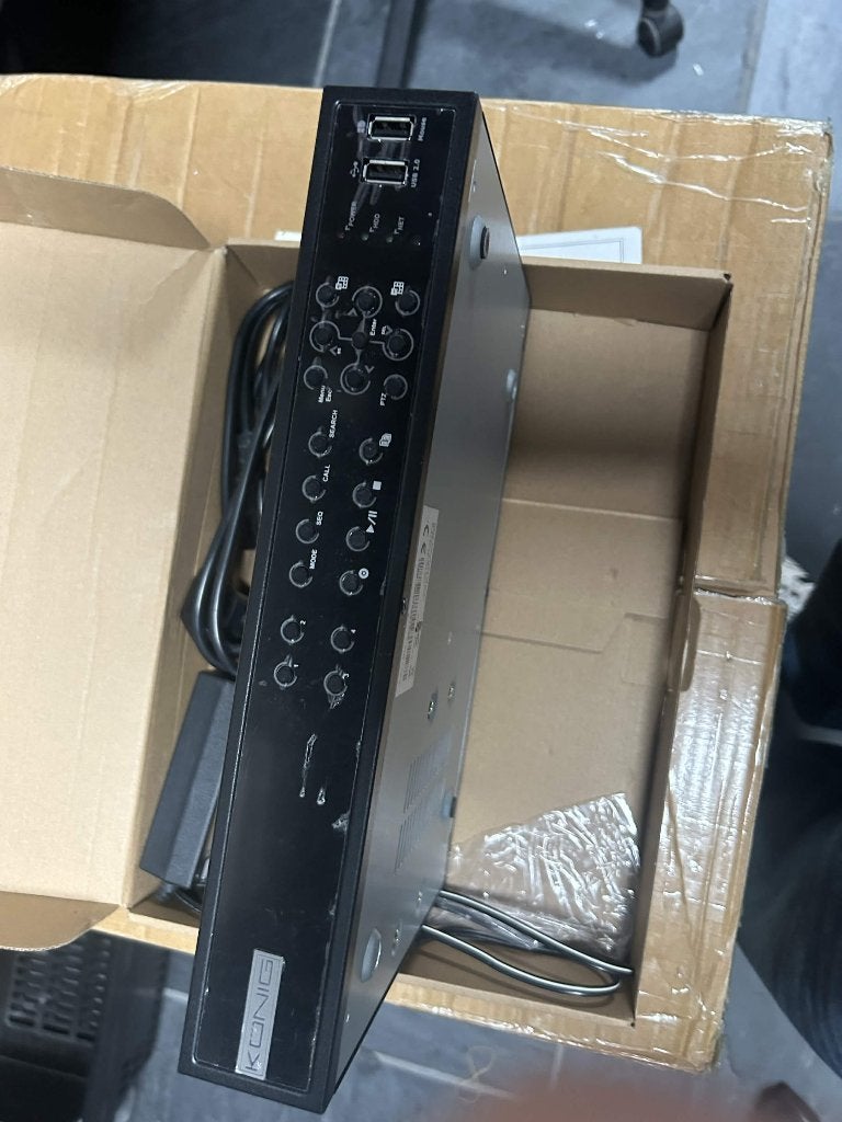 König Digitale Video/Audio Recorder DVR 4CH (mist remote), Verzenden, Gebruikt