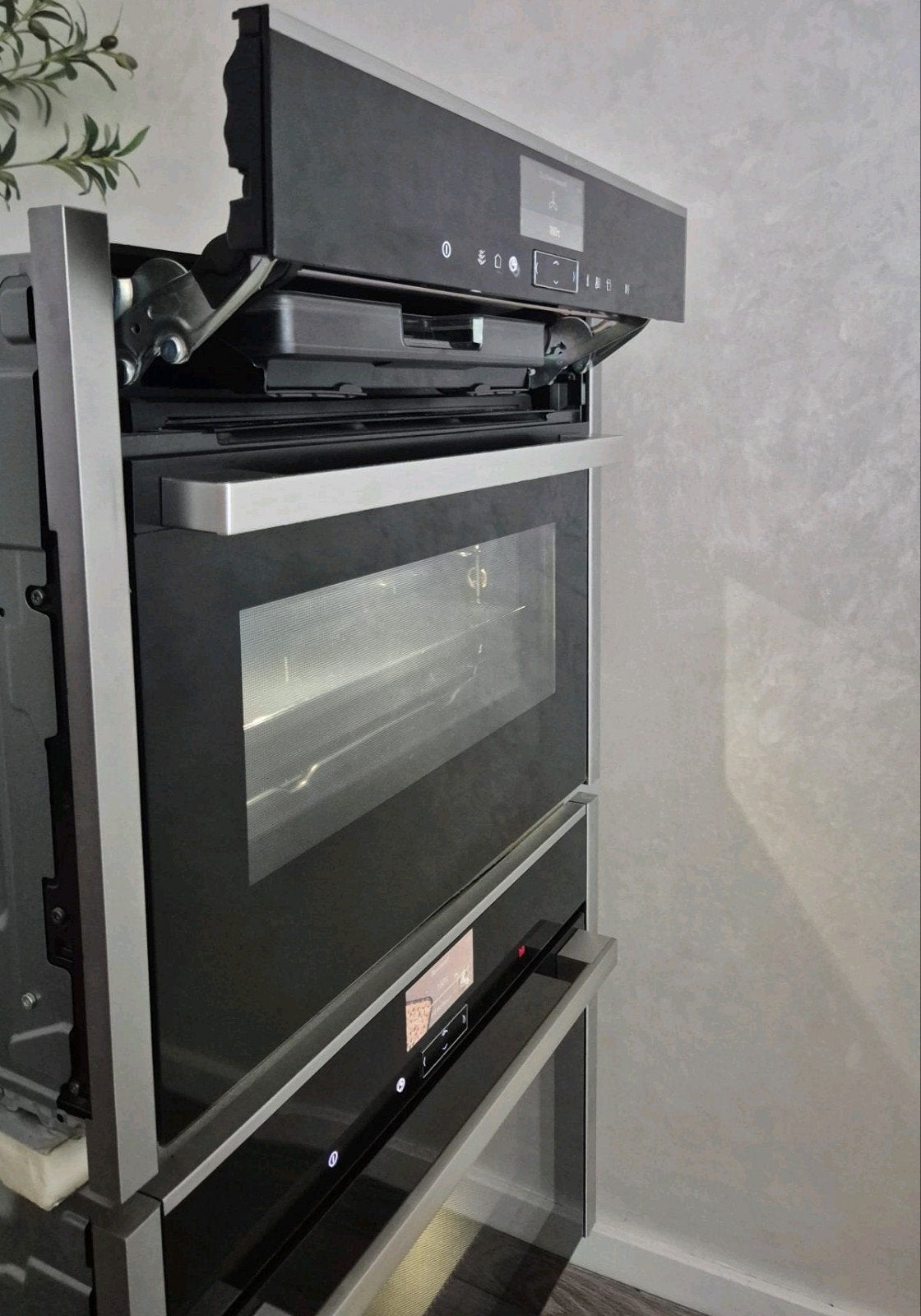 luxe NEFF set; combi stoombak met Wifi +Combi oven/magnetron, Ophalen, 45 tot 50 cm, Neff, Hete lucht