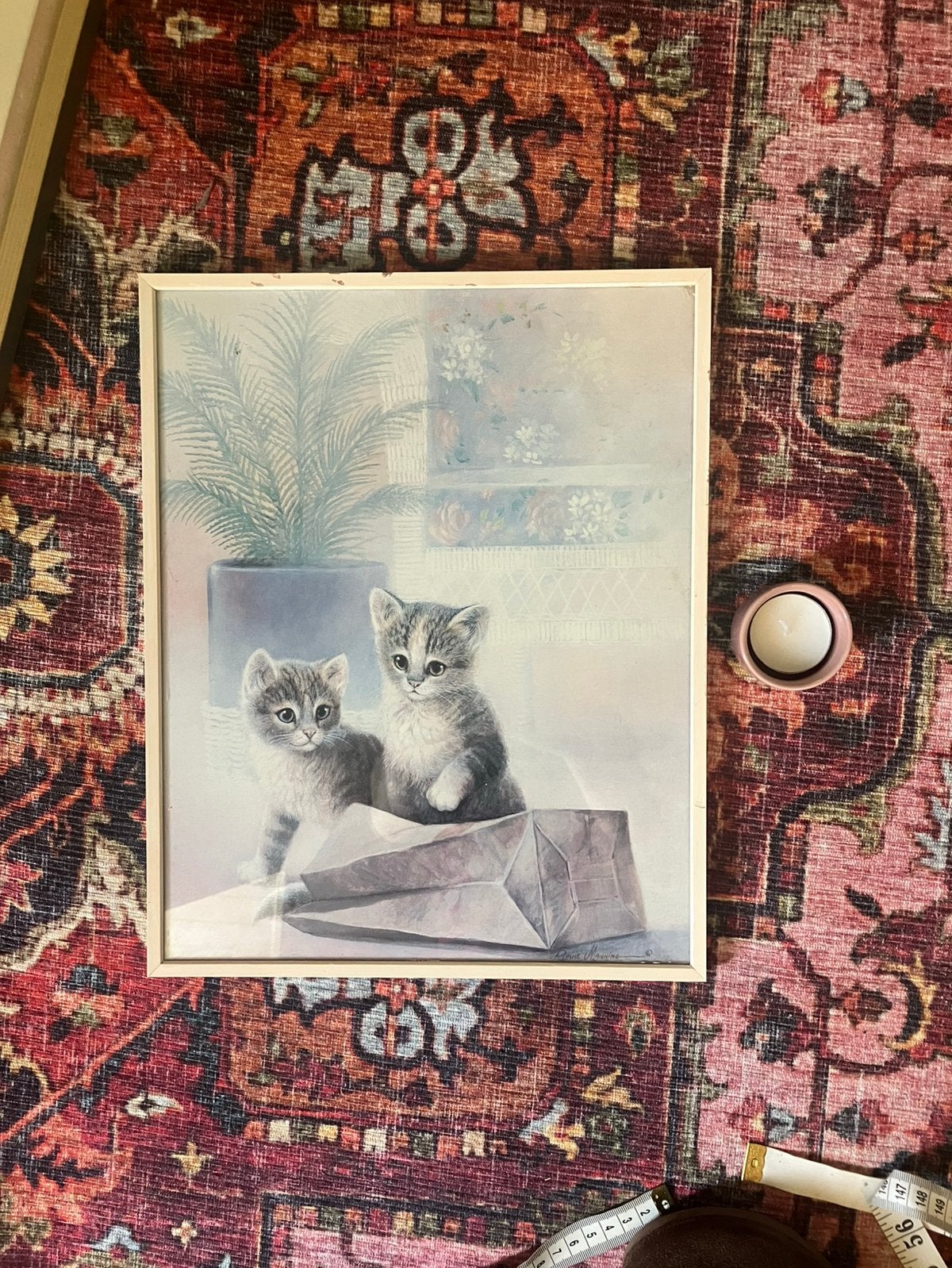 Katten tekening, Ophalen