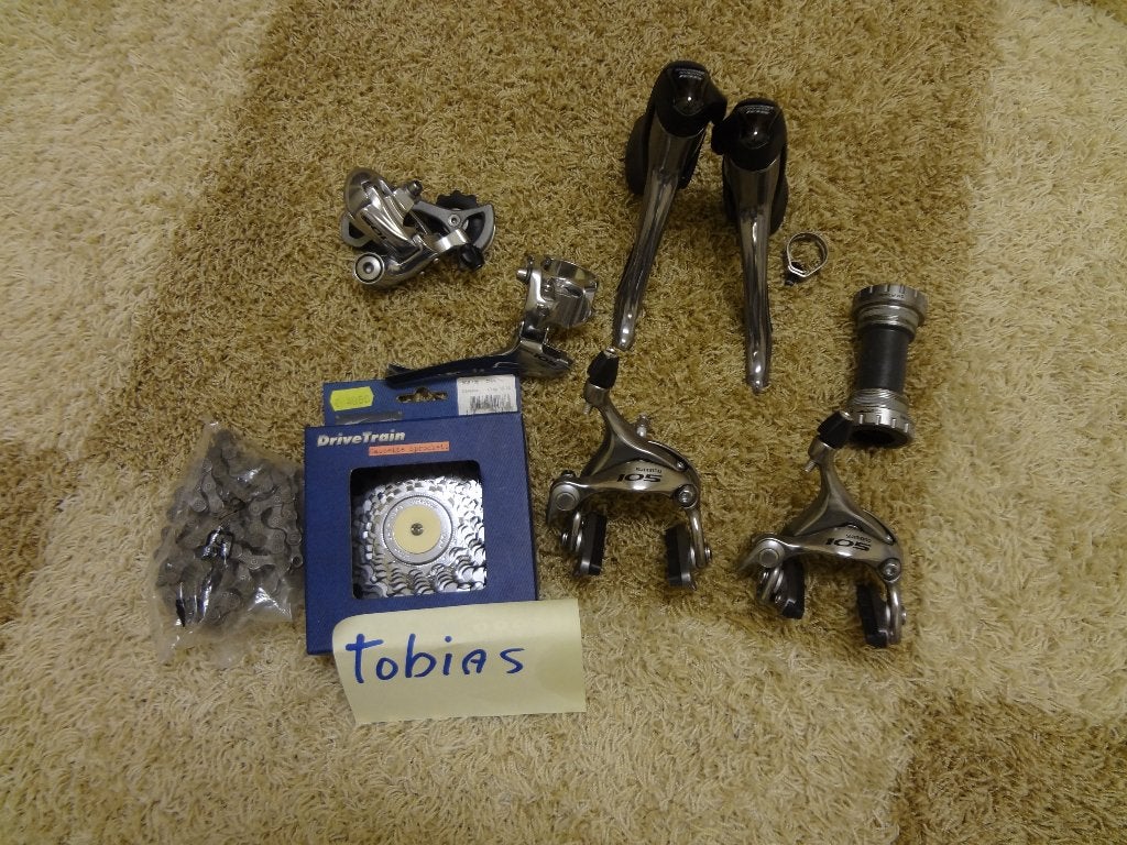 Shimano 105 10sp groep en ultegra12sp di2 velgrem groep set, Ophalen of Verzenden, Nieuw, Overige typen
