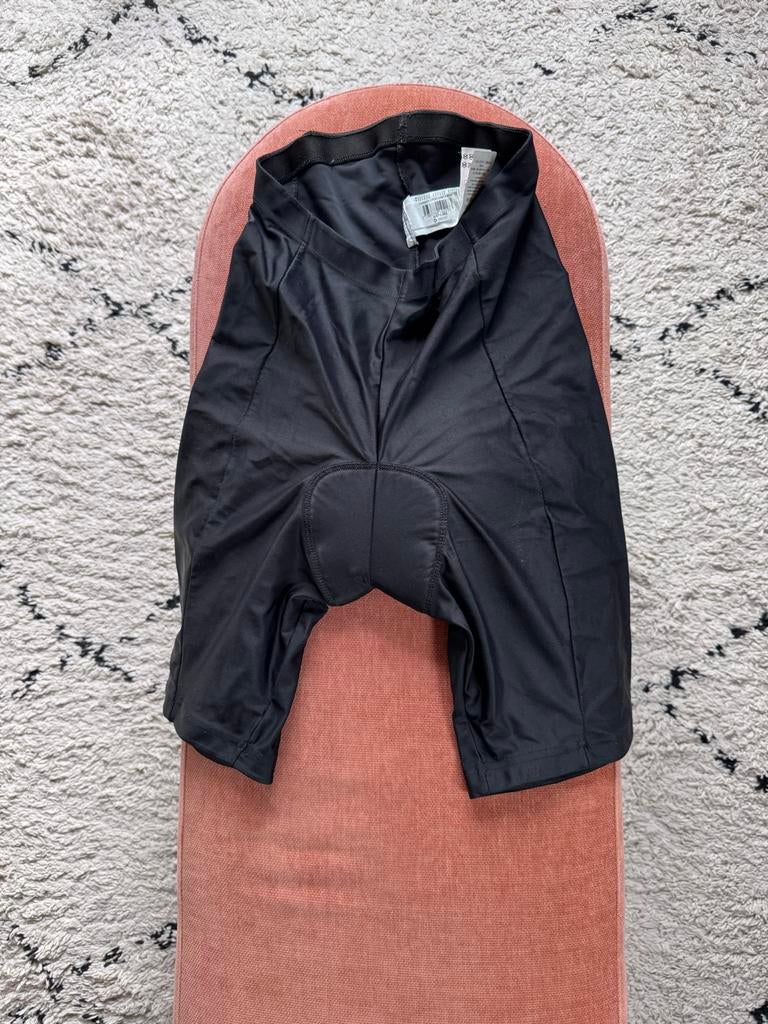 B'Twin Dames Fietsbroek Kort met Zeem - Maat L Zwart, Gebruikt, L, Dames, Onderkleding