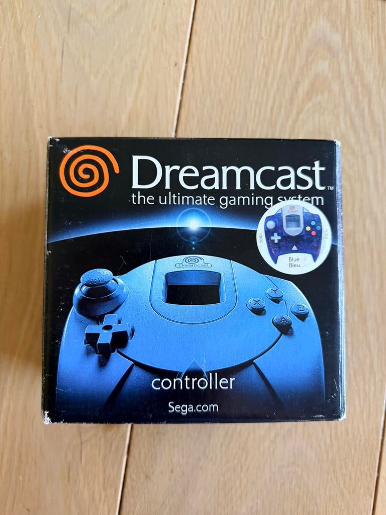 SEGA Dreamcast Controller – Transparant Blauw, Spelcomputers en Games, Spelcomputers | Sega, Zo goed als nieuw, Saturn of Dreamcast