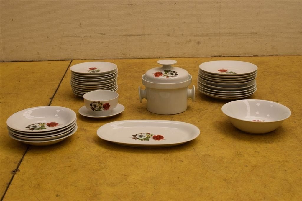 32 delige Bavaria servies 44080, Gebruikt, Ophalen of Verzenden, Bord(en), Overige stijlen
