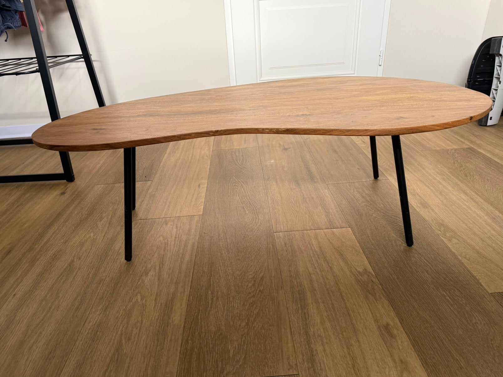 Niervormige Salontafel 120x60, Huis en Inrichting, Tafels | Salontafels, Ophalen, 100 tot 150 cm, 50 tot 100 cm, Zo goed als nieuw