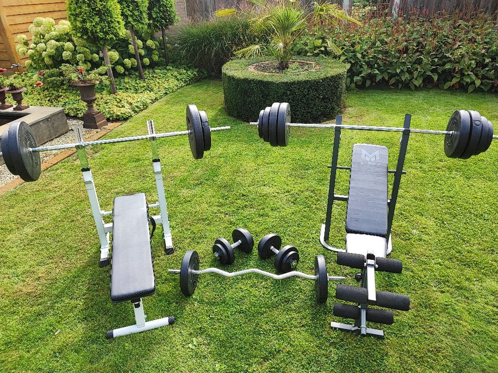Complete Fitness / Home Gym Set - Gorilla Sports/Gyronetics, Ophalen, Gebruikt, Benen, Overige typen