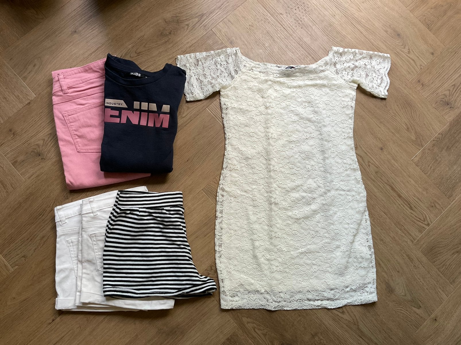 Set meisjes kleding maat 158, Kinderen en Baby's, Kinderkleding | Maat 158, Ophalen of Verzenden, Zo goed als nieuw, Meisje, Setje