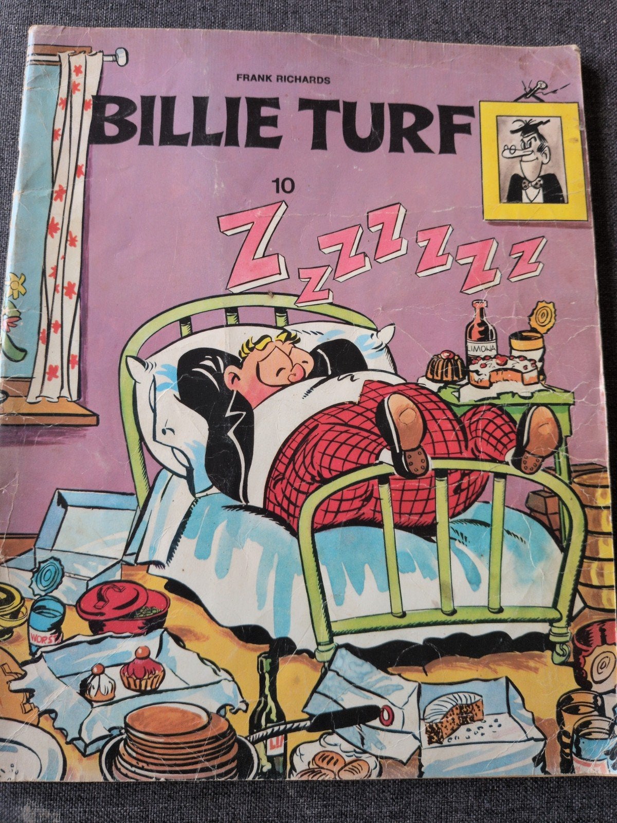 Billie Turf: Het Dikste Studentje Ter Wereld - Stripboek, Ophalen of Verzenden